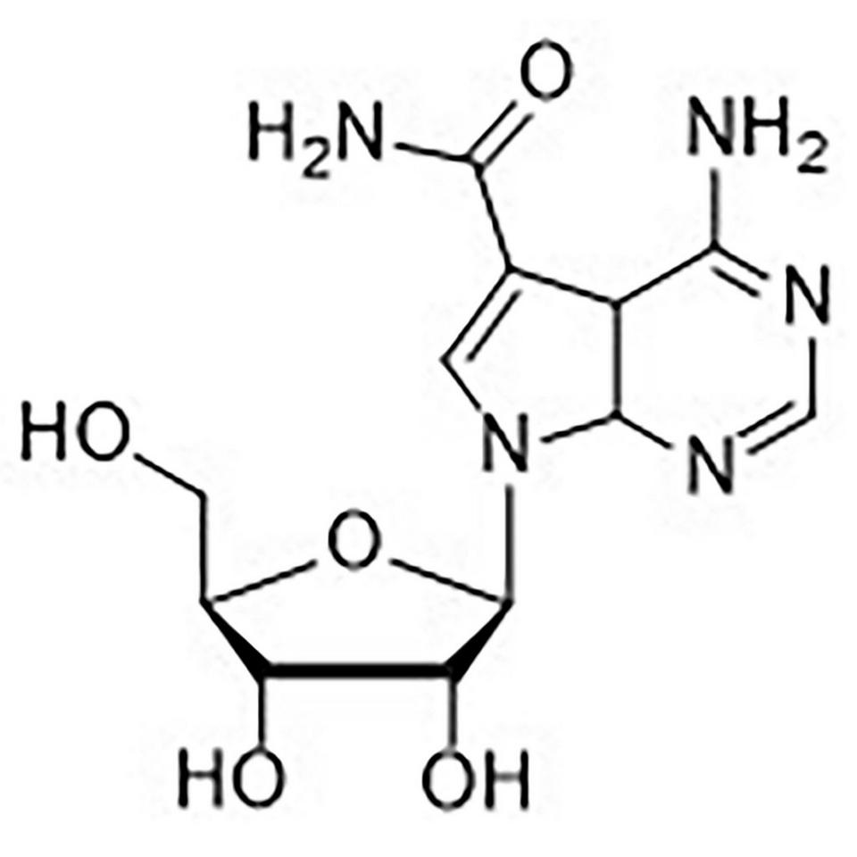 Sangivamycin (4-Amino-7-(B-D-ribofuranosyl)pyrrolo[2,3-d]pyrimidine-5-carboxamide)